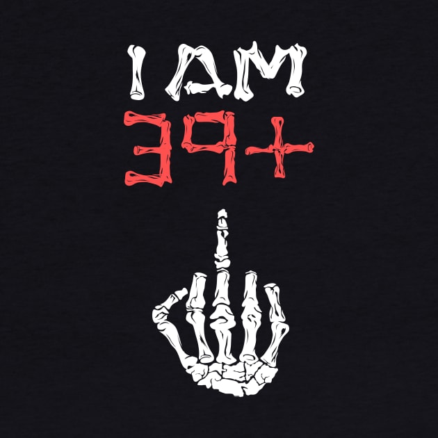 I am 39+ Middle finger 40th Birthday - I'm 39 plus Middlefinger by Shirtbubble